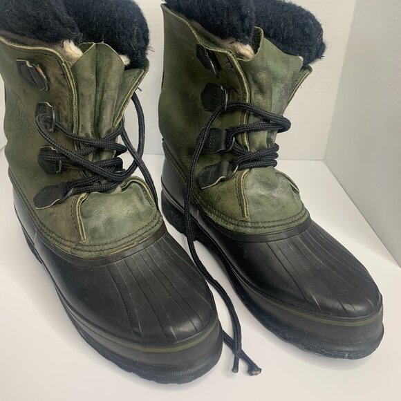 Sorel Womens Size 9 Green Boots - Picture 1 of 11